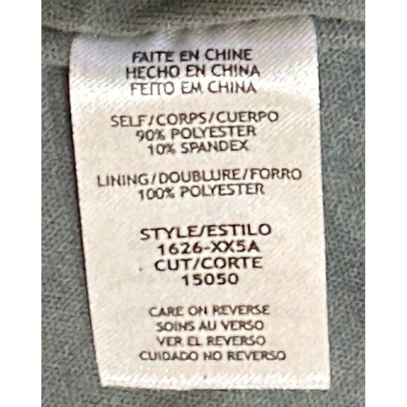 City Triangles Metallic Silver Gray Formal Dress Polyester Blend Junior Size 7 - Picture 16 of 16